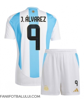 Argentina Julian Alvarez #9 Echipament de Fotbal Replică Copa America 2024 Copii Acasa (+ Șorturi)
